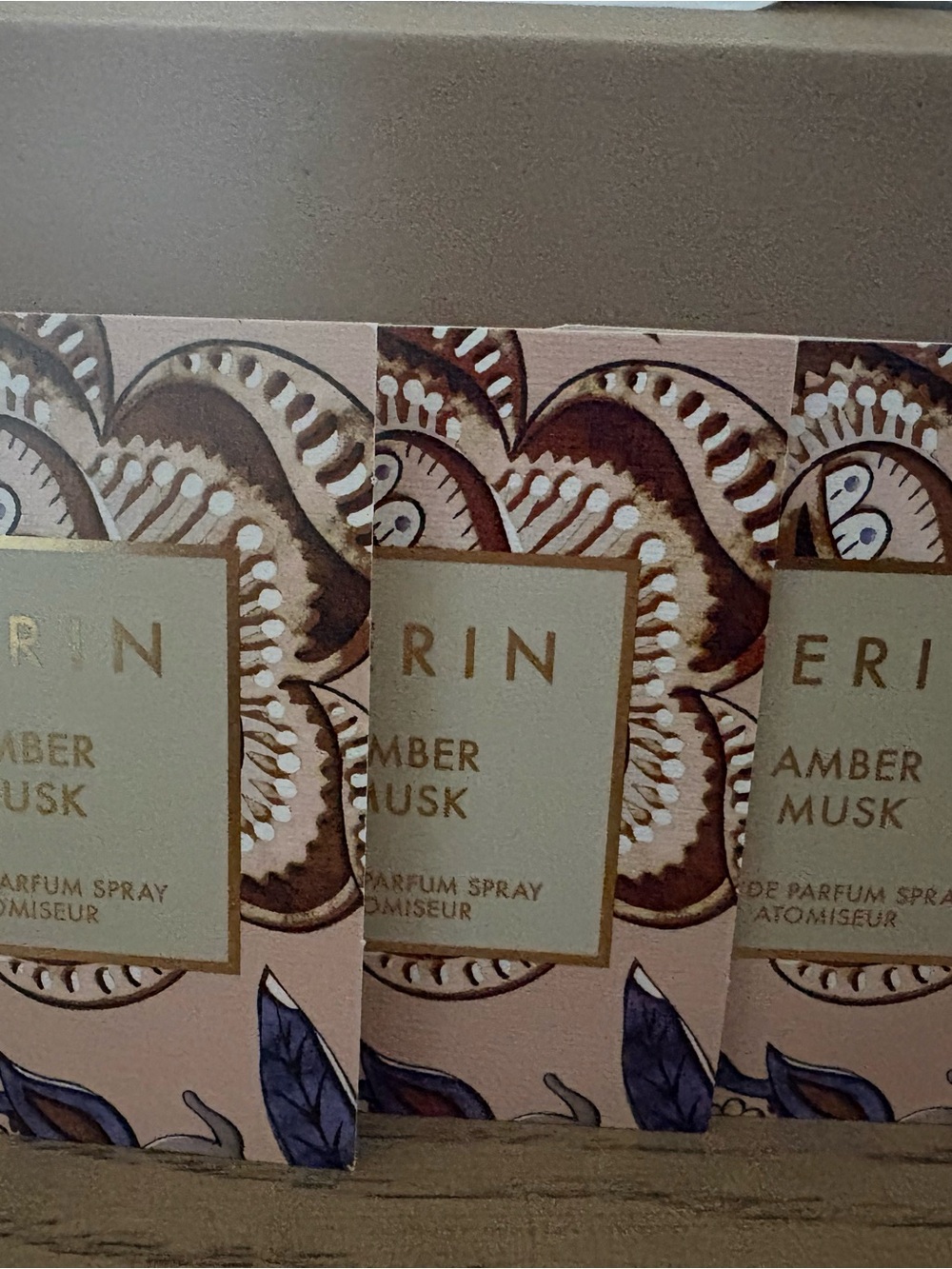 Fragrance Sample Card
